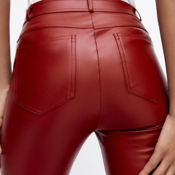 ZARA | Faux Leather Leggings - Picture 6 of 6
